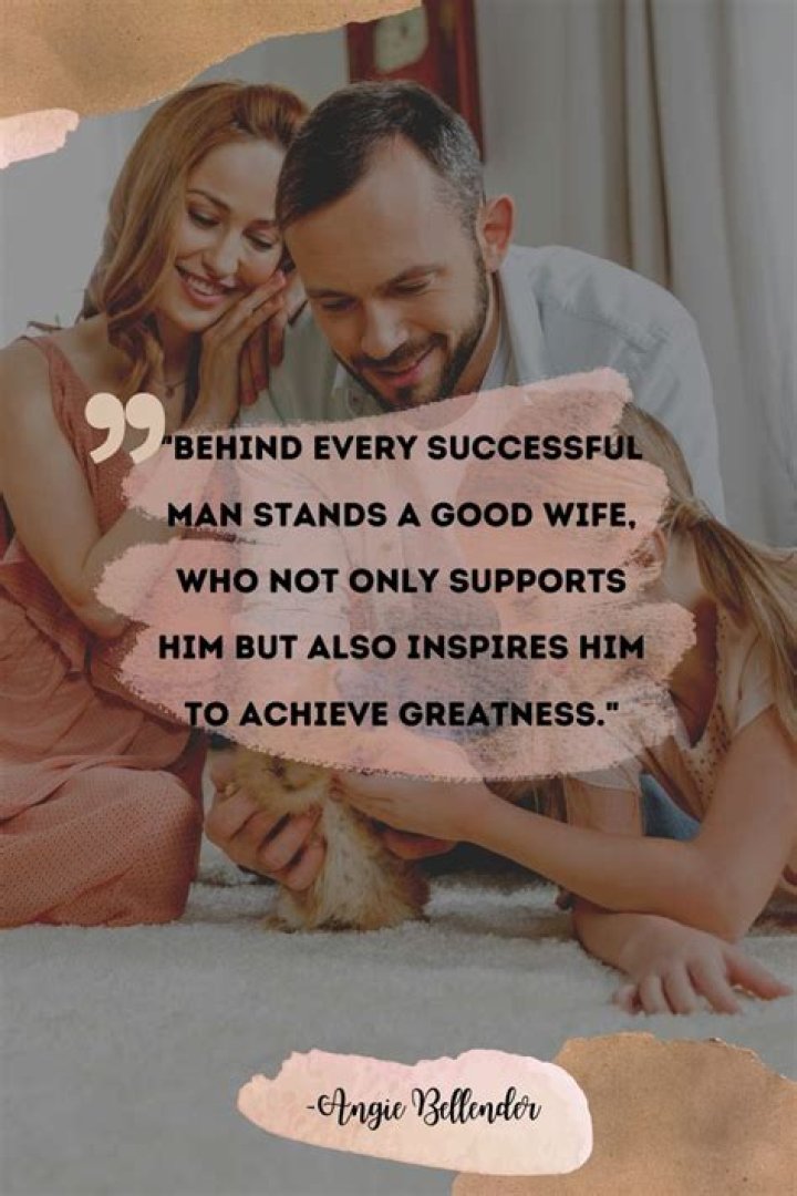 A Supportive Wife And Partner