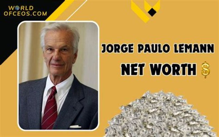 Jorge Paulo Lemann Net Worth