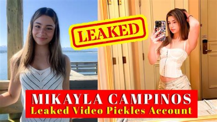 Mikayla Campinos' Leaked Content: A Scandalous Revelation