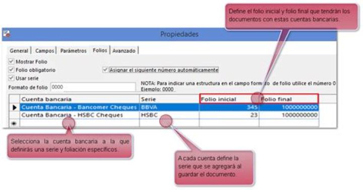 Serie y folio automático en Cobros Cliente y Pagos Proveedor